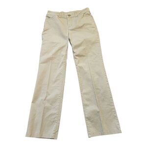 Croft & Barrow Women's Cream Classic Fit Straight Leg Stretch Jeans - Size 4S